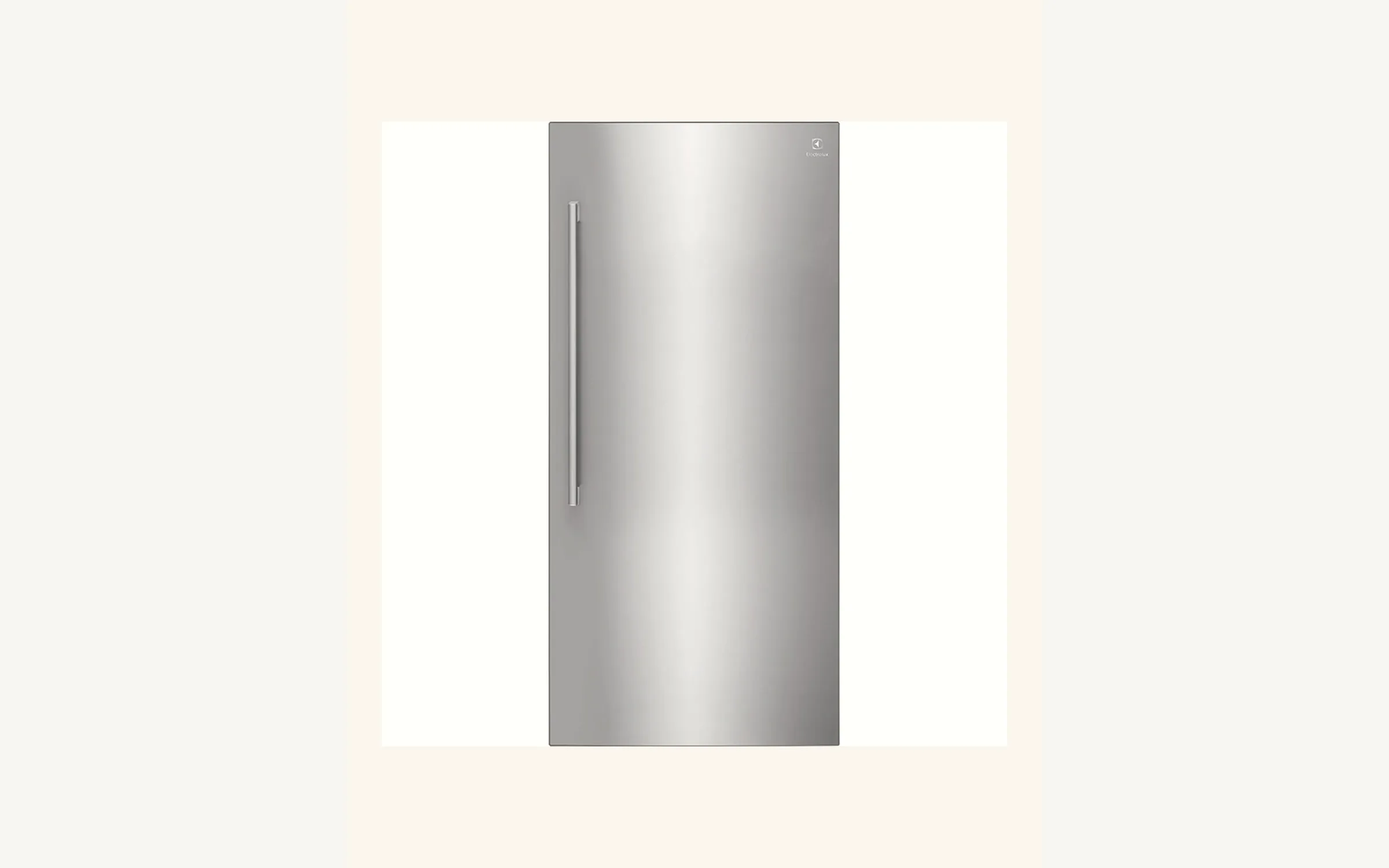 Electrolux ICON freestanding refrigerator in a residential Orange County kitchen